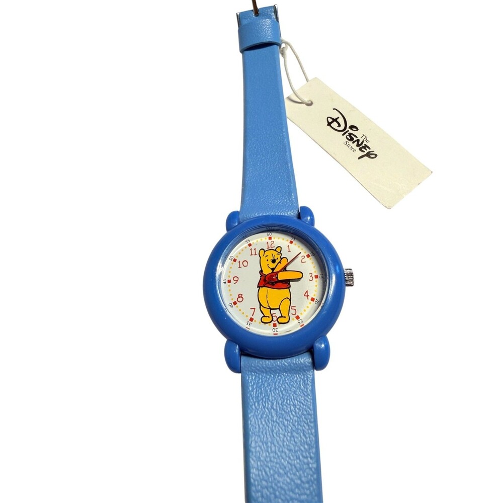 Vintage Disney Store Winnie the Pooh Blue Watch - NWT New With Tags